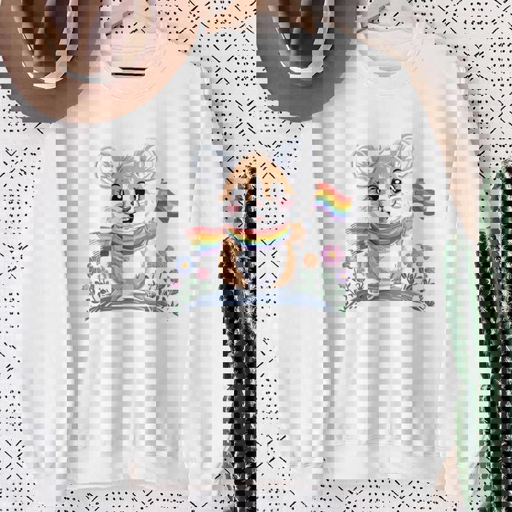 Lgbtプライドマンスピカlgbtqia 長袖tシャツ スウェットシャツ 年配の女性への贈り物