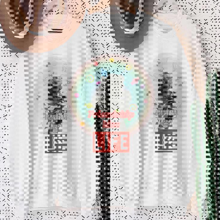 Life Picture Collection _ Friendship Kiss 02 長袖tシャツ スウェットシャツ 年配の女性への贈り物