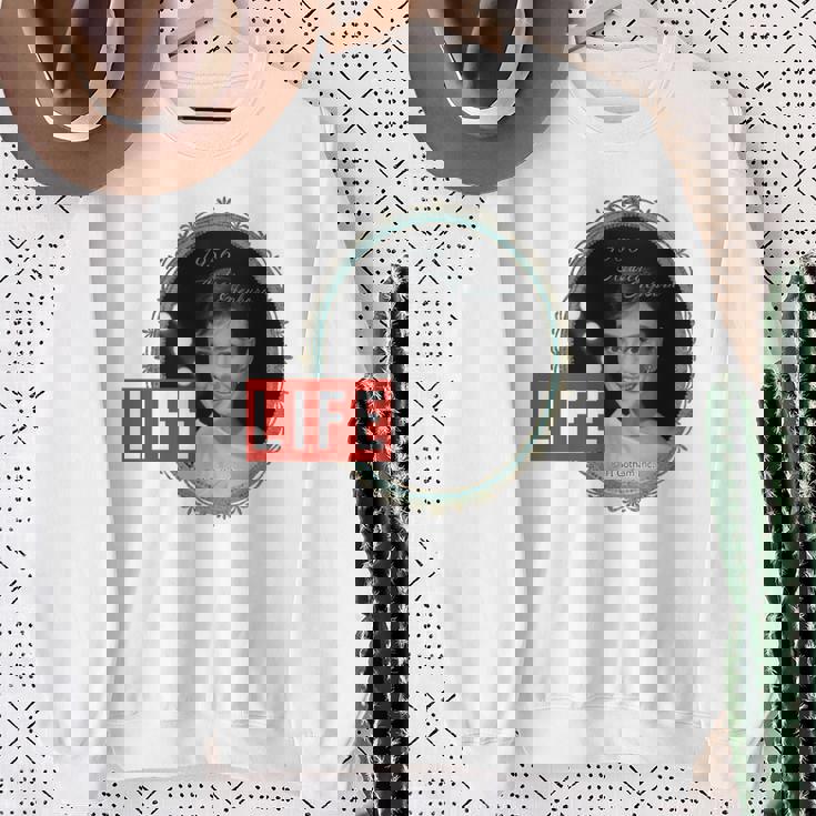 Life Picture Collection オードリーヘップバーン_ 02 長袖tシャツ スウェットシャツ 年配の女性への贈り物