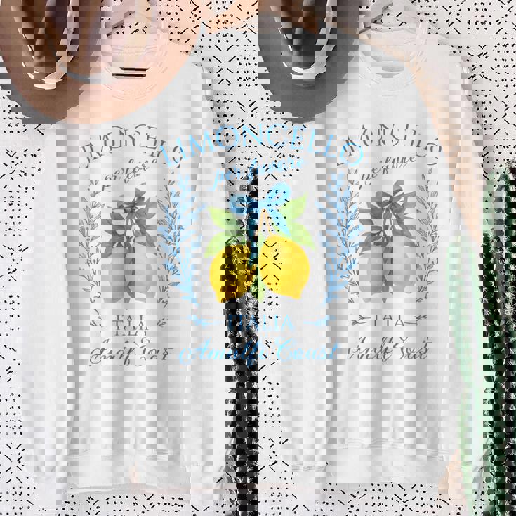 Limoncello Per Favore レモン 夏 イタリア スウェットシャツ 年配の女性への贈り物