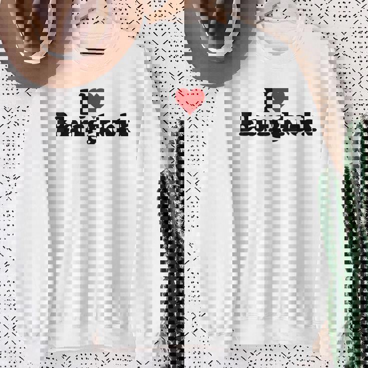 I Love Heart Bangkok タイ Bk Bkk スウェットシャツ 年配の女性への贈り物