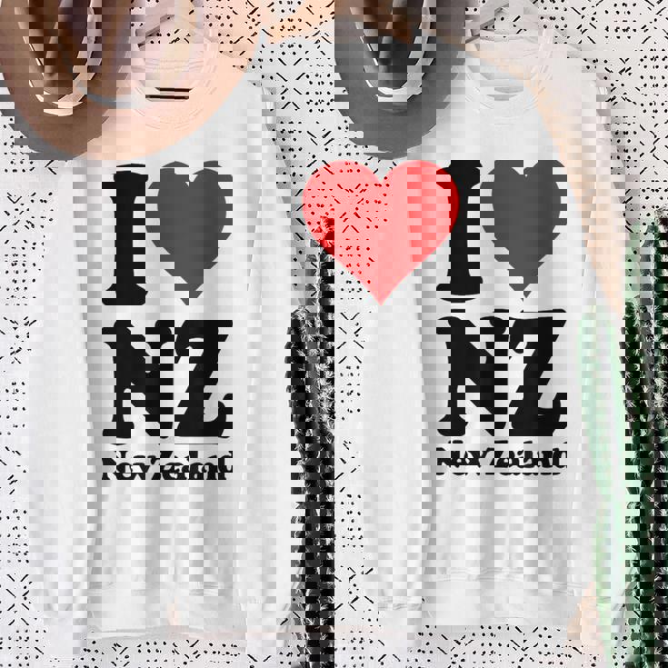 I Love Heart ニュージーランド Nz キウイマオリ文化 スウェットシャツ 年配の女性への贈り物