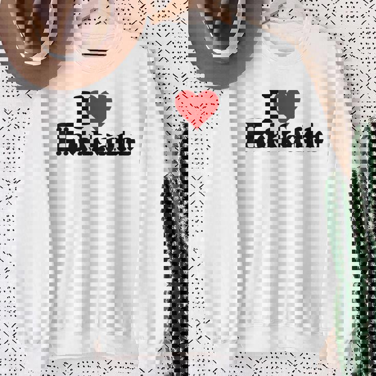 I Love Heart 北海道ジャパン スウェットシャツ 年配の女性への贈り物