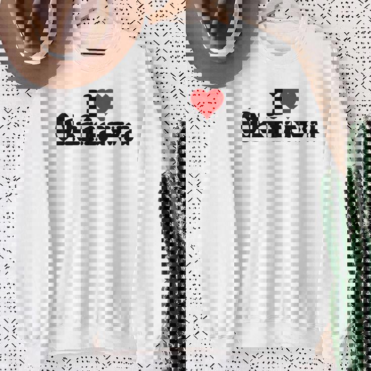 I Love Heart 沖縄ジャパン スウェットシャツ 年配の女性への贈り物