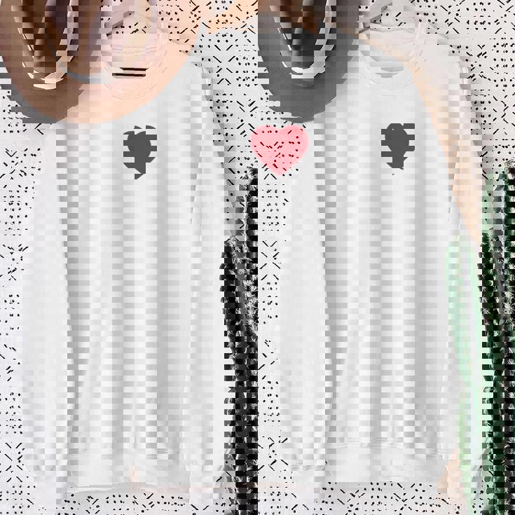 I Love Jesus I Heart Jesus レッドハート 長袖tシャツ スウェットシャツ 年配の女性への贈り物