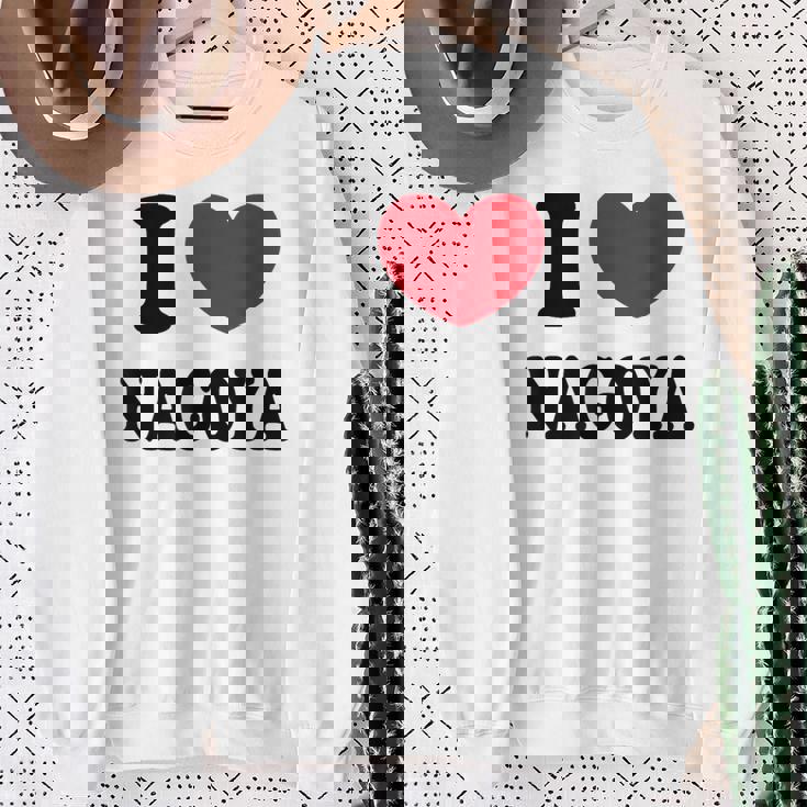 I Love Nagoya 名古屋大好き スウェットシャツ 年配の女性への贈り物