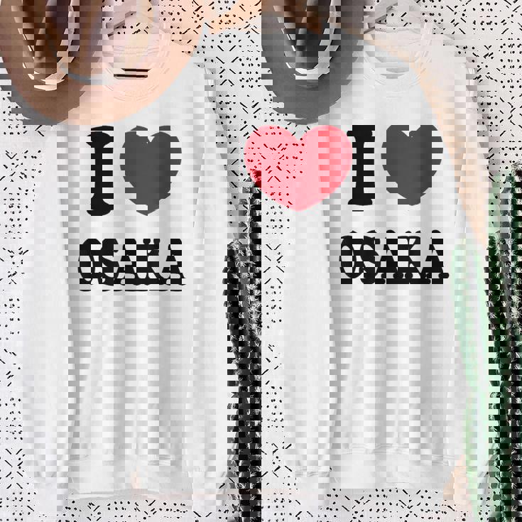 I Love Osaka アイラブ大阪 スウェットシャツ 年配の女性への贈り物