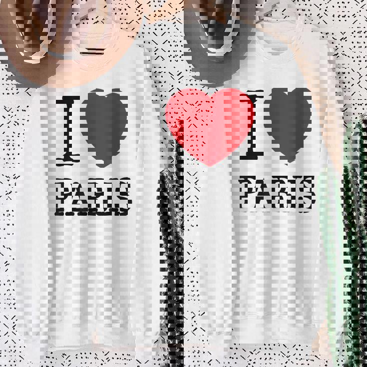 I Love Paris Graphic Novelty & Cool s スウェットシャツ 年配の女性への贈り物