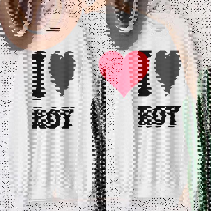 I Love Roy スウェットシャツ 年配の女性への贈り物