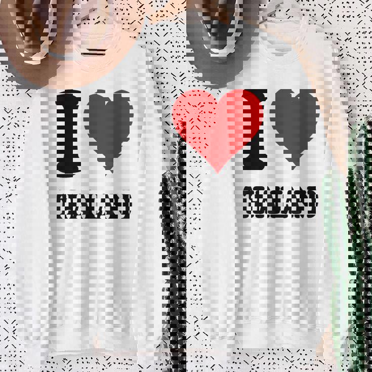 I Love Thailand スウェットシャツ 年配の女性への贈り物