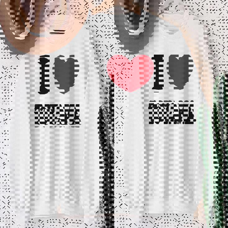 I Love Toyama 富山大好き スウェットシャツ 年配の女性への贈り物