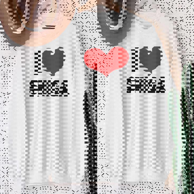 I Lovehiga 愛 ハート 滋賀 滋賀県 日本 お土産 かわいい おしゃれ スウェットシャツ 年配の女性への贈り物