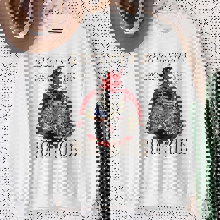 Lucifer's Hot Rodhop ロカビリー Prison Price ラットロッド スウェットシャツ 年配の女性への贈り物