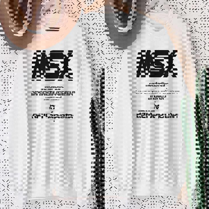 Msx コンピューター スウェットシャツ 年配の女性への贈り物