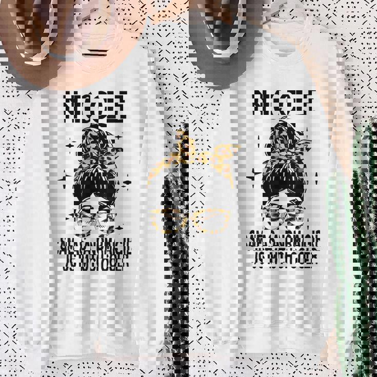 Nicole コスチューム かわいい 定義 名入れ Nicole スウェットシャツ 年配の女性への贈り物