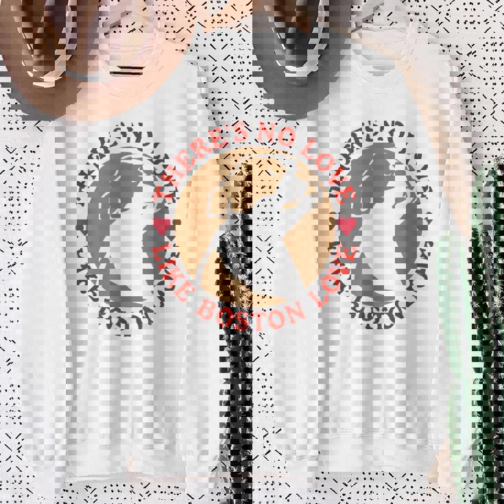 No Love Like Boston Love スウェットシャツ 年配の女性への贈り物