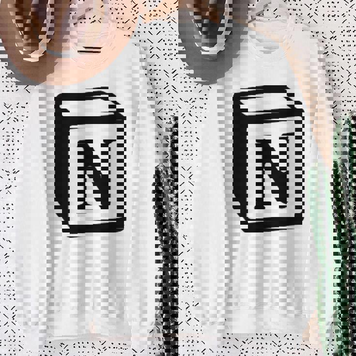 Notion アプリ All Notion Lovers Notion Aesthetic Notionユーザー スウェットシャツ 年配の女性への贈り物