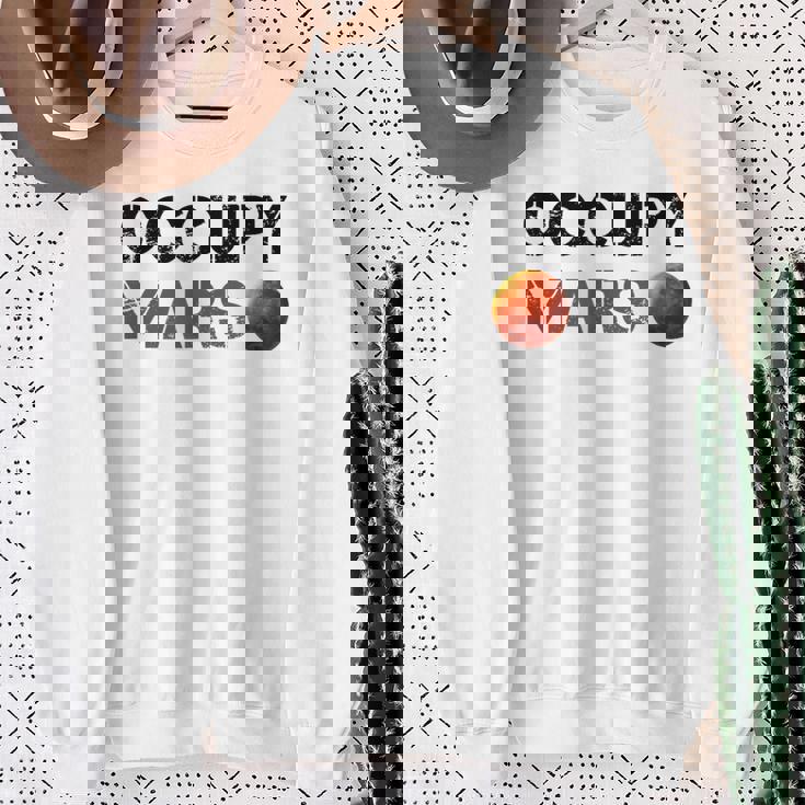 Occupy Mars 公式スペース Nasa 火星ミッション スウェットシャツ 年配の女性への贈り物