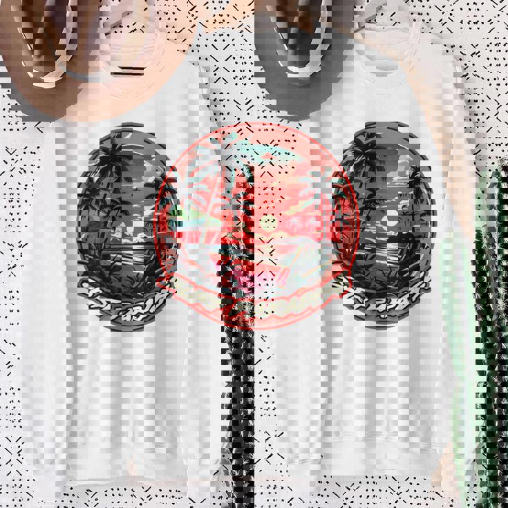 バックプリント Onlyurf Paradise クール サーファー ビーチ オーシャン スウェットシャツ 年配の女性への贈り物