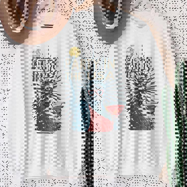 Party In The Usa 自由の女神シャツ 面白い 7月4日 スウェットシャツ 年配の女性への贈り物