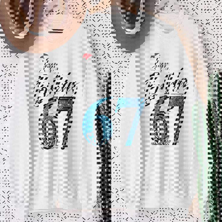 Perfectweet Xmas 67Th Bling Bling Birthday メンズ レディース スウェットシャツ 年配の女性への贈り物