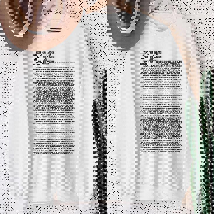 Pi 314 Pi 数字記号 数学 科学ギフト スウェットシャツ 年配の女性への贈り物