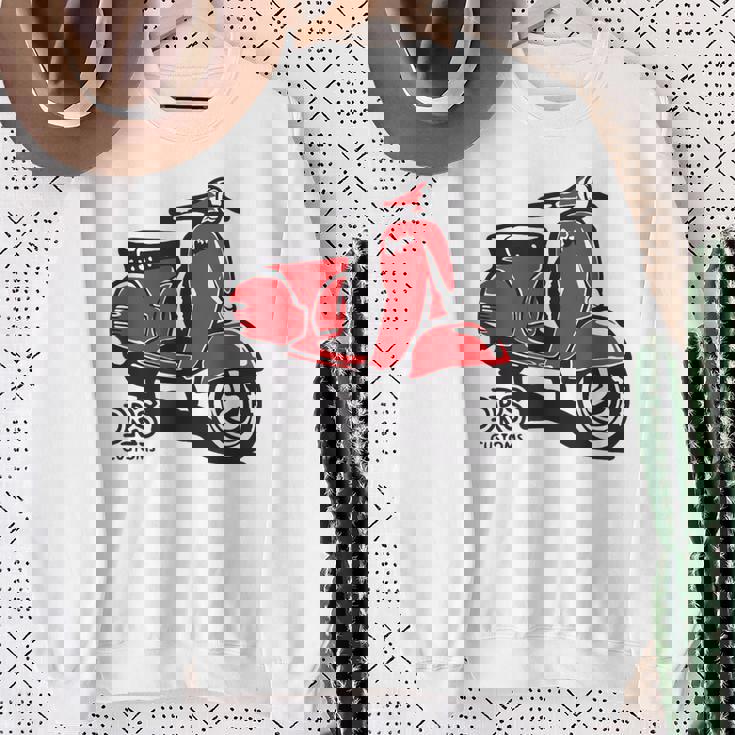 Piaggio クラシックスクーター イタリア製 ピンク スウェットシャツ 年配の女性への贈り物