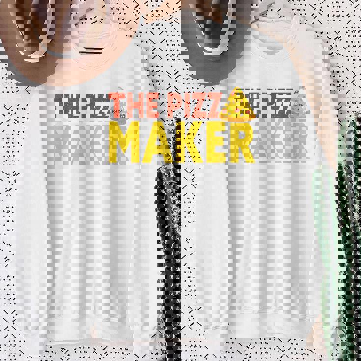 The Pizza Maker Pizza Making スウェットシャツ 年配の女性への贈り物