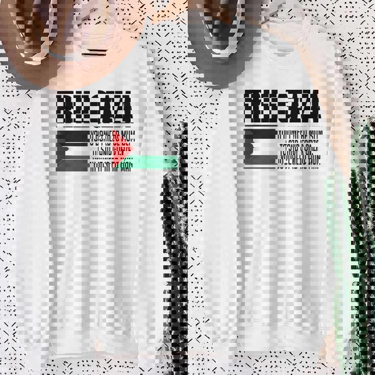 Save Gaza Free Palestine Free Gaza Proud Gaza Palestina スウェットシャツ 年配の女性への贈り物