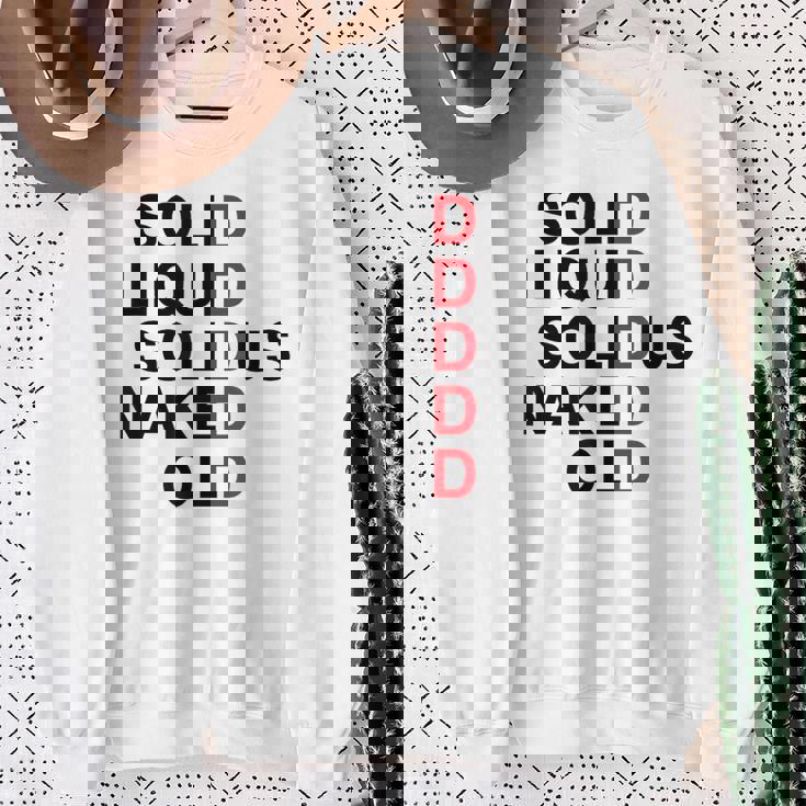 Solid Liquidolidus Naked Old スウェットシャツ 年配の女性への贈り物