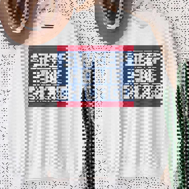 Sweep Home シカゴ野球 サウスサイド チータウン お土産 スウェットシャツ 年配の女性への贈り物