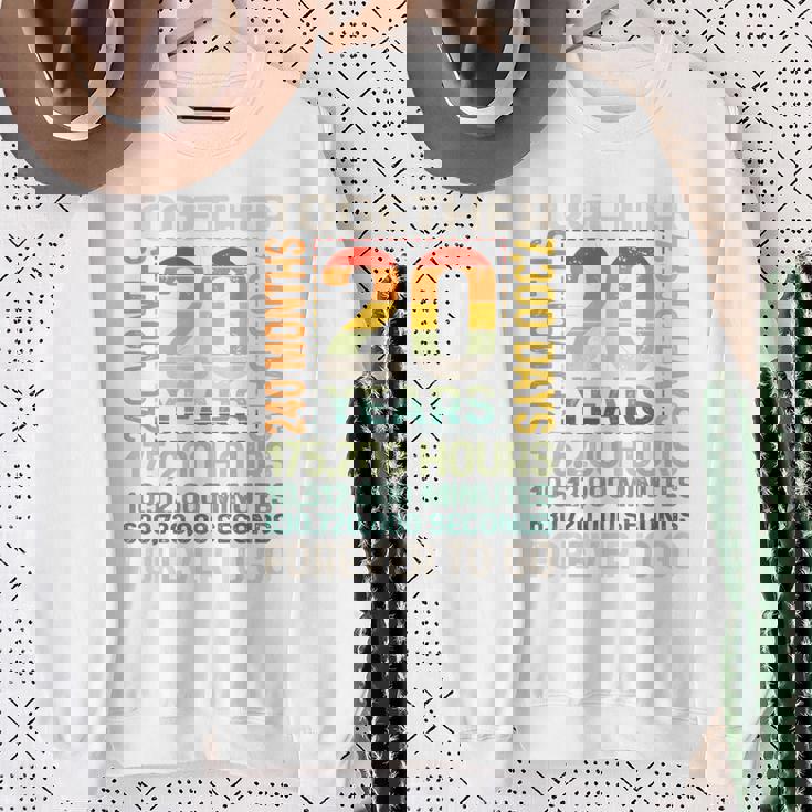 Together 20 Years Forever To Go 結婚20周年記念 スウェットシャツ 年配の女性への贈り物