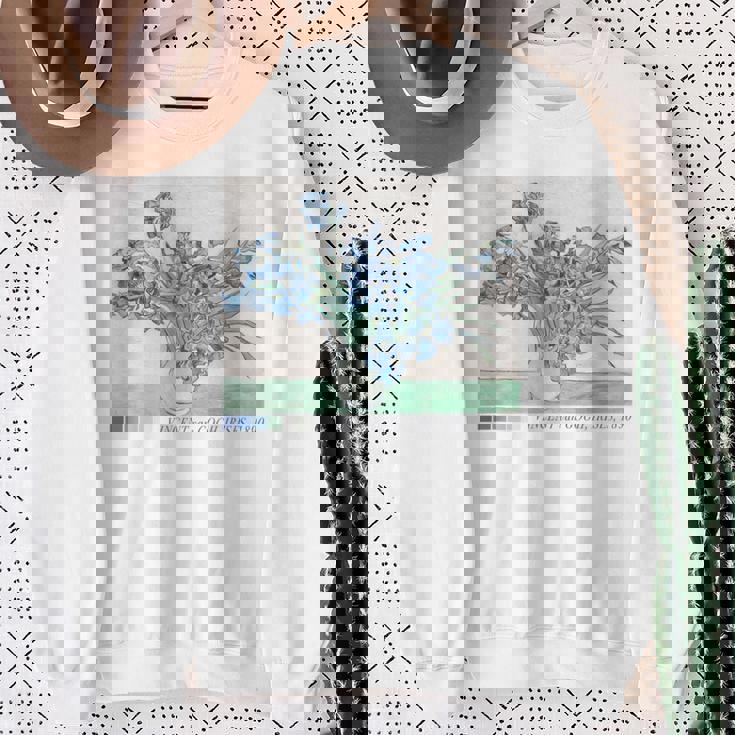 Trendyincentan Gogh Irises Famous Painting 1890 スウェットシャツ 年配の女性への贈り物