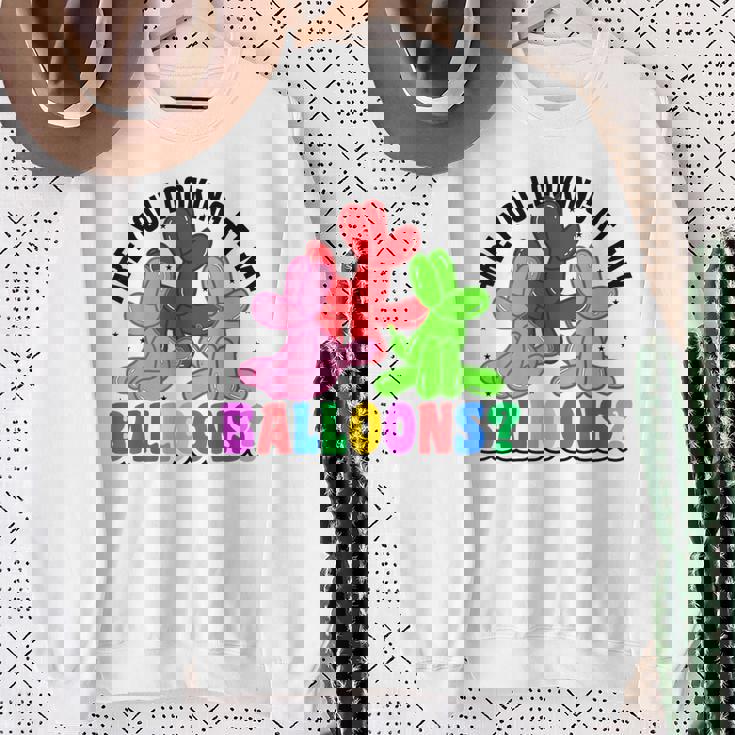 Twisting Balloon バルーンツイスト アート バルーンモデリング スウェットシャツ 年配の女性への贈り物