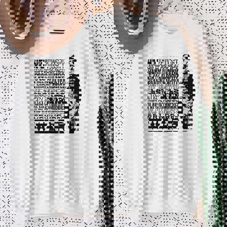 Until The Philosophy ハイレ・セラシエ 戦争 スピーチ レゲエ ラスタ 哲学が変わるまで スウェットシャツ 年配の女性への贈り物