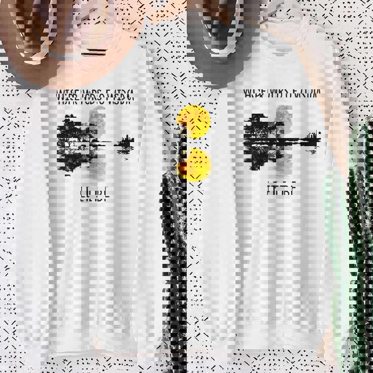 Whisper Words Of Wisdom Let-It Be ギター レイクシャドウ スウェットシャツ 年配の女性への贈り物