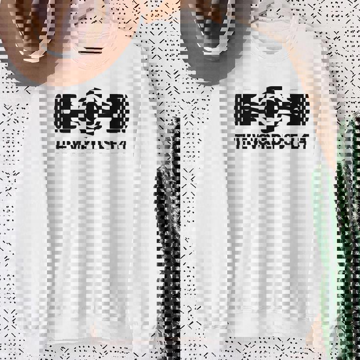 The World Is Flat、Auto Racing Motorsports スウェットシャツ 年配の女性への贈り物