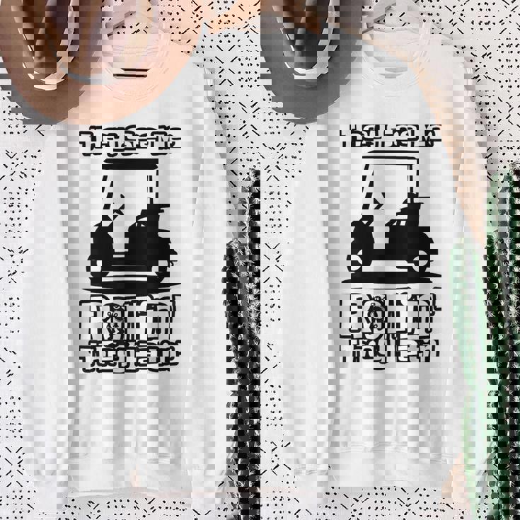 Theyee Me Rollin' They Hatin' & Golf Cart スウェットシャツ 年配の女性への贈り物