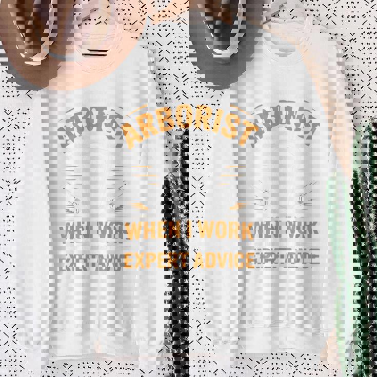 Yes I'm An Arborist Arboricultureアーボリスト 長袖tシャツ スウェットシャツ 年配の女性への贈り物