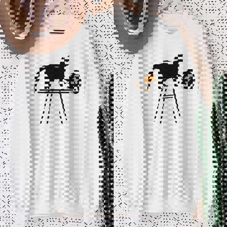 「おもしろいキャットレディが欲しい方法」に投票します スウェットシャツ 年配の女性への贈り物