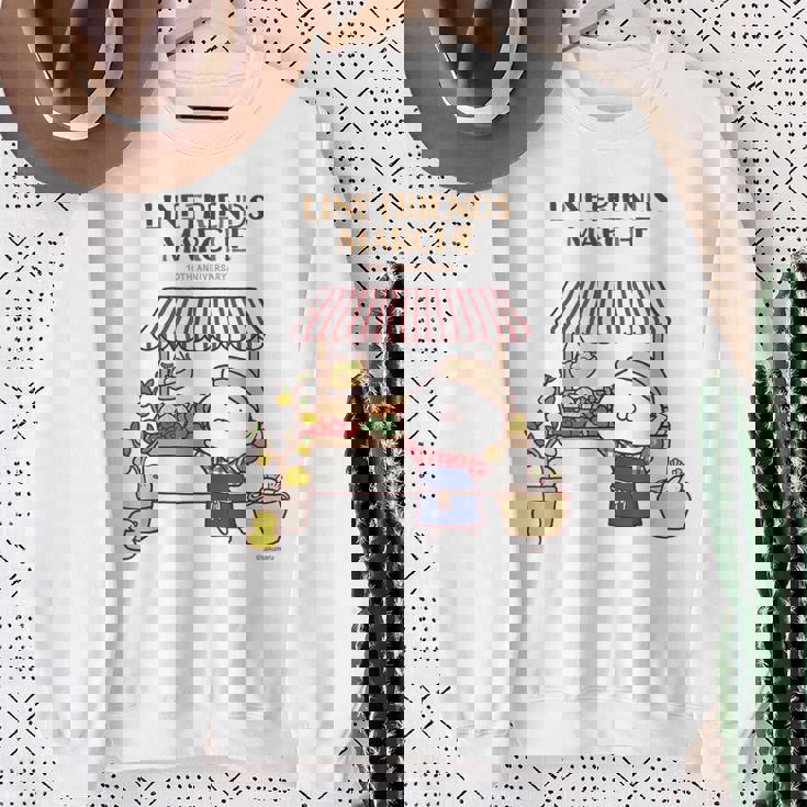 うさまる ベジまるシェ ロゴ付 スウェットシャツ 年配の女性への贈り物