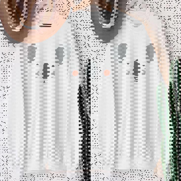 かわいいコアラ顔ハロウィンコスチューム スウェットシャツ 年配の女性への贈り物