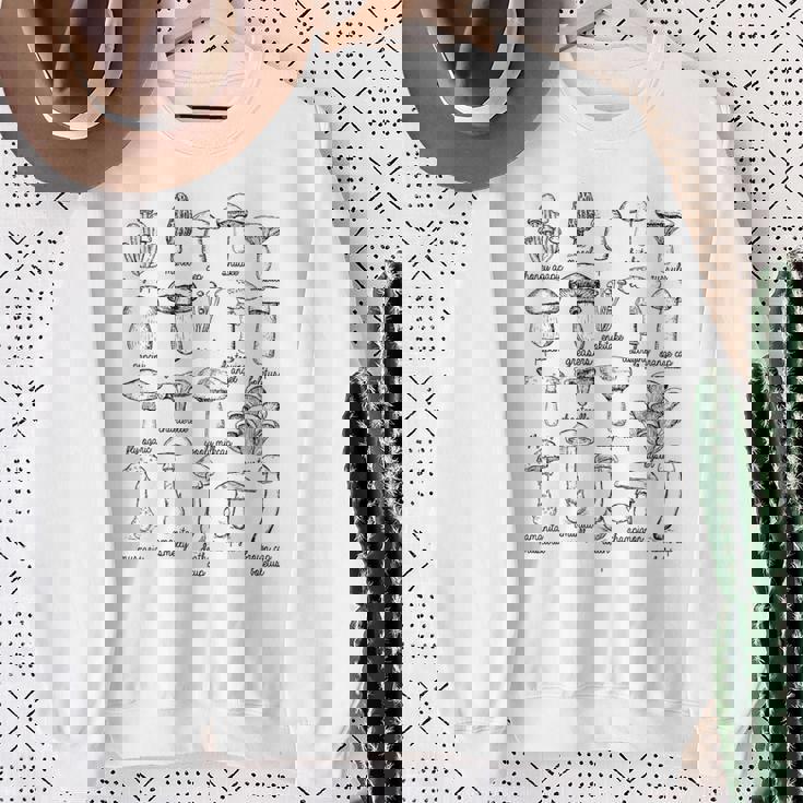 かわいいマッシュルームギフト キッズ レディース メンズ 面白いマッシュルーム スウェットシャツ 年配の女性への贈り物