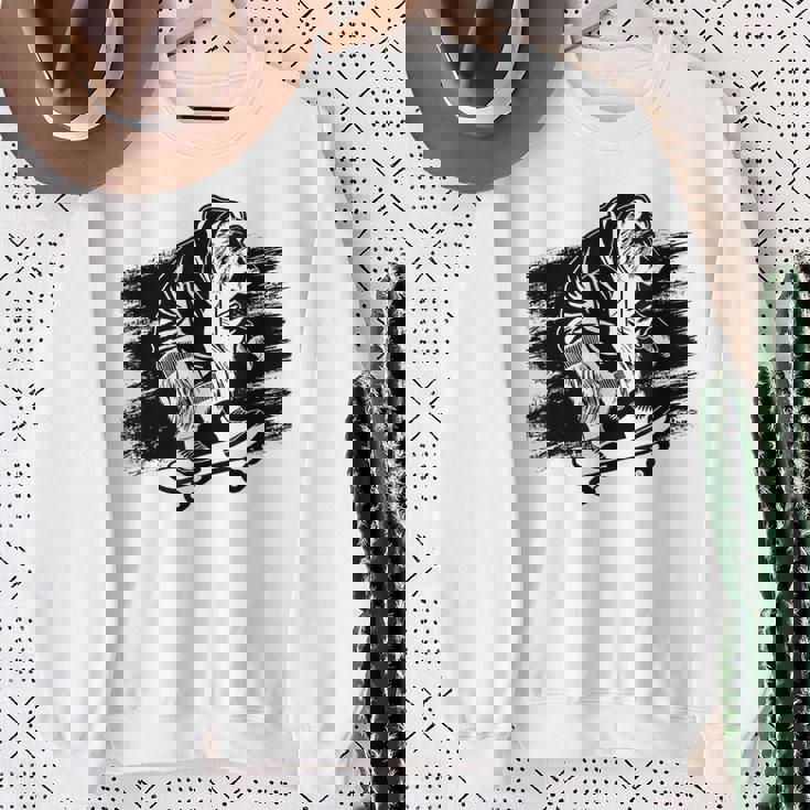 くま スケートボーダー スケートボード スケートボーダー スケートボード スウェットシャツ 年配の女性への贈り物