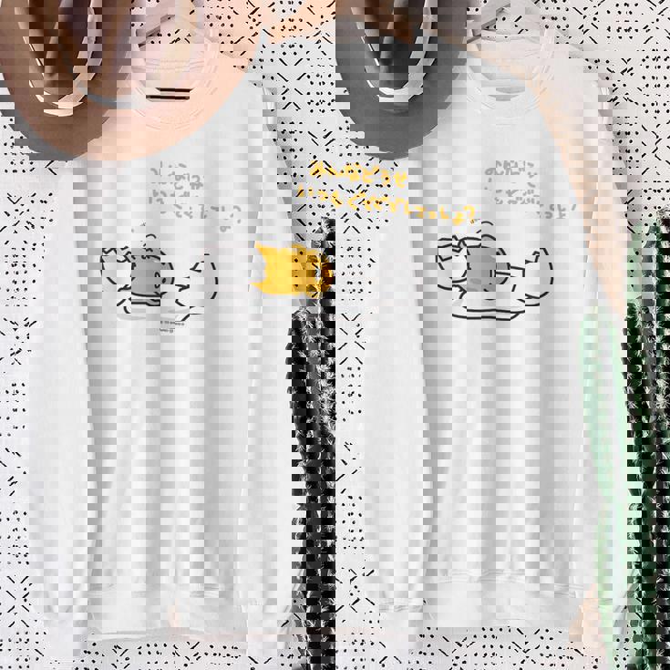 ぐでたま みんなどうせいつもぐでぐでしてっしょ？ ライトカラー スウェットシャツ 年配の女性への贈り物