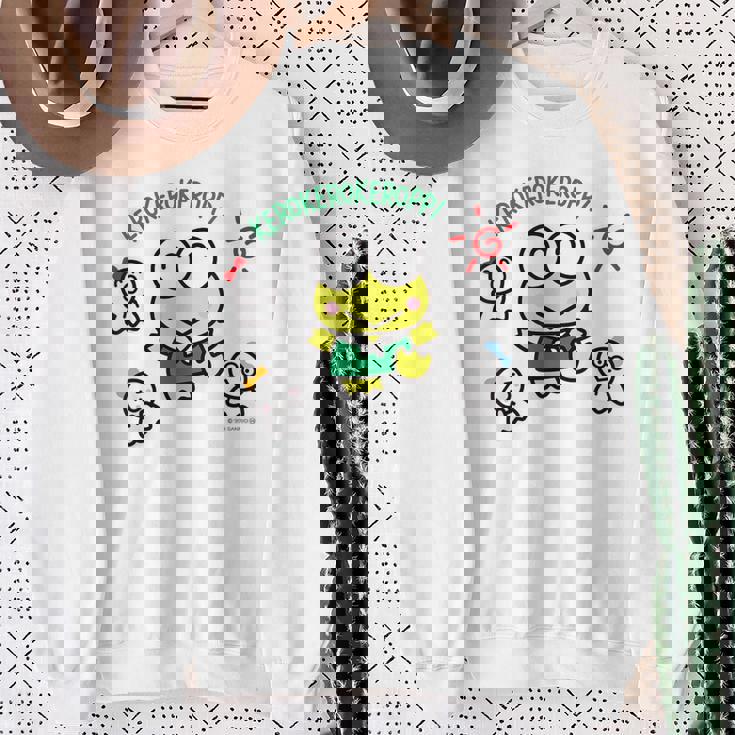 けろけろけろっぴ てるてるぼうず ライトカラー スウェットシャツ 年配の女性への贈り物