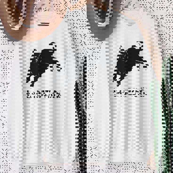 にゃに見てんだよ 猫 おもしろ 可愛い ねこ ネコ 猫 ネコ 猫 柄 かわいい スウェットシャツ 年配の女性への贈り物