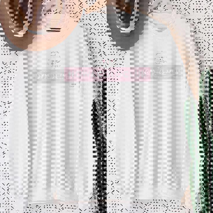 ほわころちゃん（ロゴ BlPk） スウェットシャツ 年配の女性への贈り物