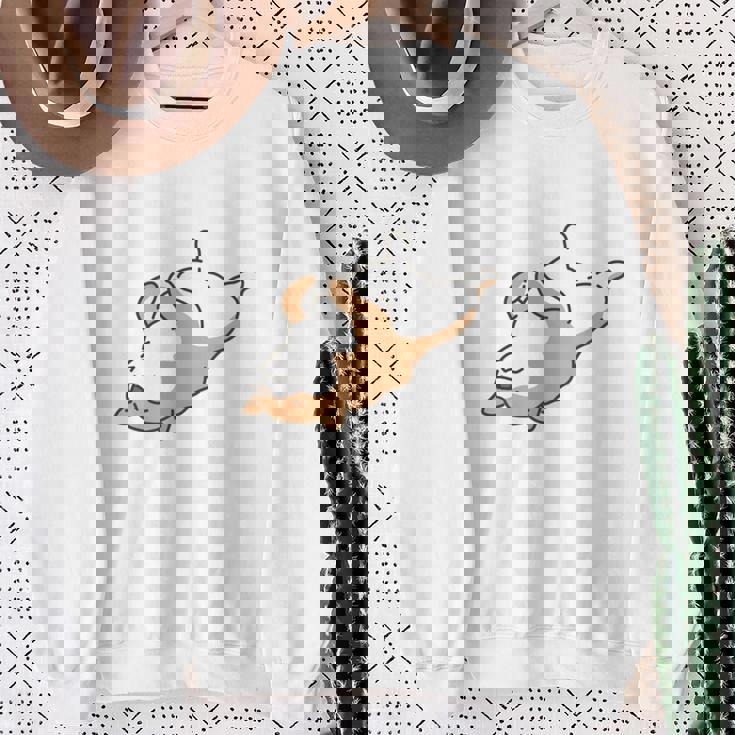 やる気スイッチ故障中 犬 柴犬 犬好き かわいい おもしろ 面白い 長袖tシャツ スウェットシャツ 年配の女性への贈り物