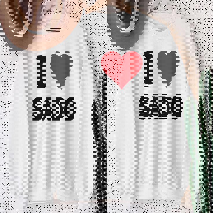 アイハート 佐渡ジャパンラブ 日本土産 スウェットシャツ 年配の女性への贈り物